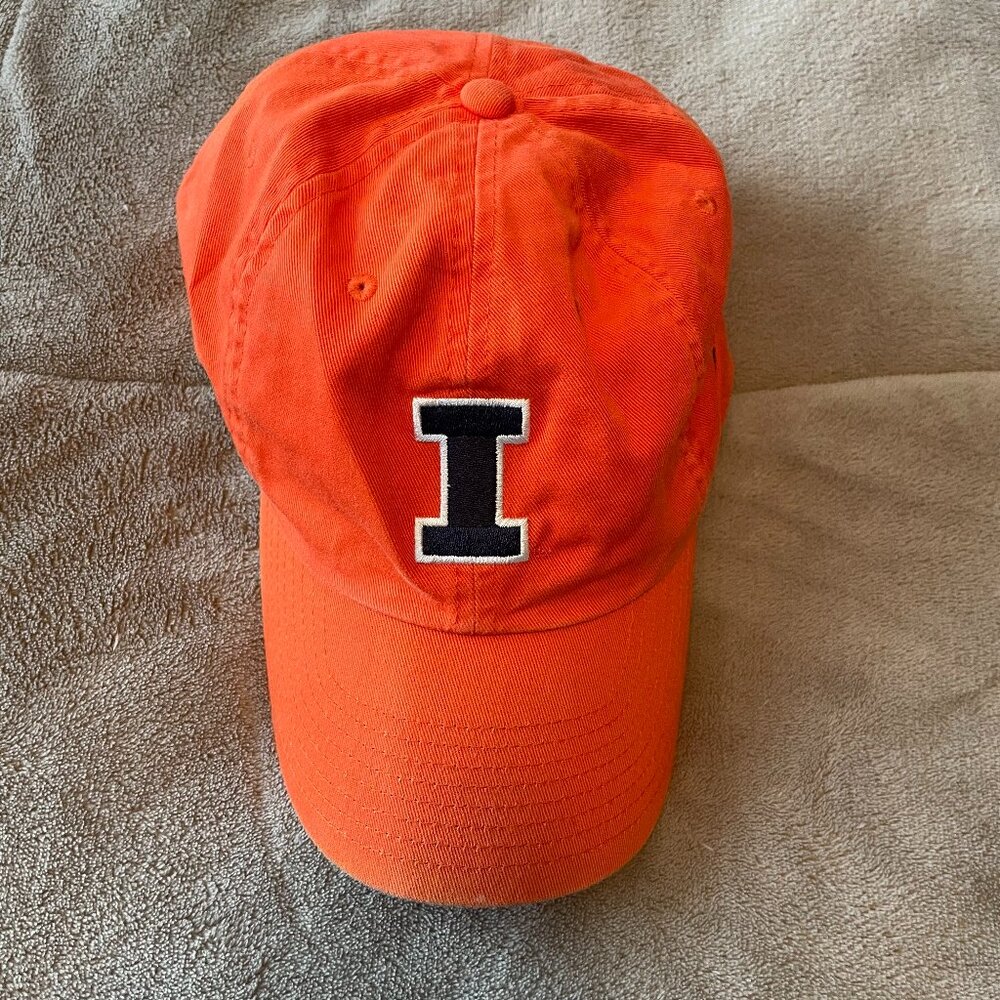 University of Illinois Orange Illini Hat Block I